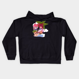 Summertime Catness Exarch and Warrior of Light Kids Hoodie